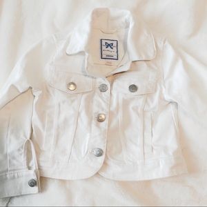 Gymboree White Denim Jacket